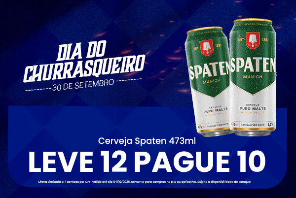 Cerveja Spaten 28 até 04/10
